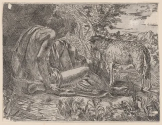 Johannes Døberen med et lam, 1600-35.