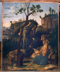 Sankt Hieronymus i ørkenen, 1493-94