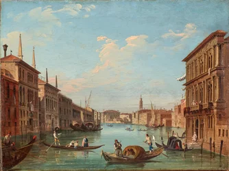Giovanni Battista Cimaroli Venedigs Canal Grande