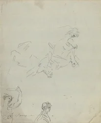 Figurstudier [verso]