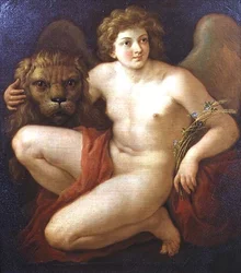 Fred, holder et løvehoved