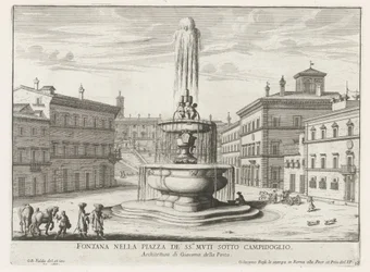 Fontænen af ​​Piazza d