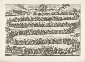 Procession af pave Innocentius XI til Johannes Lateran