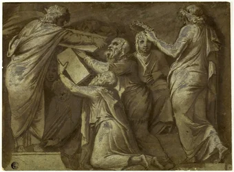 Numa Pompilius giver lovene til romerne