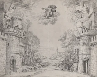 Scene fra Triompho della Pieta, 1640-69.