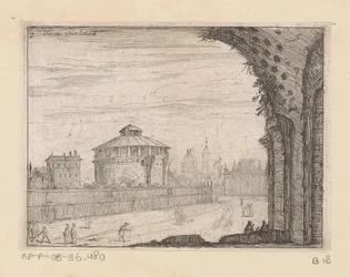 Rester af Diocletians bade i Rom Terma Diocletiane (titel på objekt) Udsigt over Rom (serietitel) Alcune vedute et prospettive di luoghi dishabitati di Roma (serietitel)