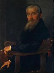 Portræt af digteren Giovanni Antonio Pantera, ca. 1571-72 (olie på lærred)