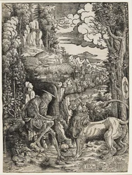 Sankt Hieronymus og Løven, ca. 1509