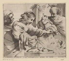 Hellig Familie med Anna og den unge Johannes Døberen