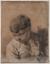 Et portræt af kunstnerens søn Giacomo, ca. 1735.
