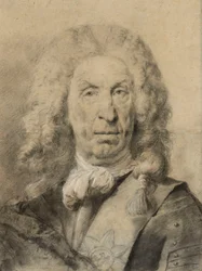 Portræt af marskal von der Schulenburg
