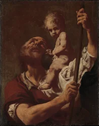 Sankt Kristoffer bærer Jesusbarnet