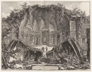 Rester af gudens tempel Canopus ved Hadrian