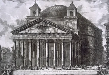 Agrippas Pantheon, Rom, stik