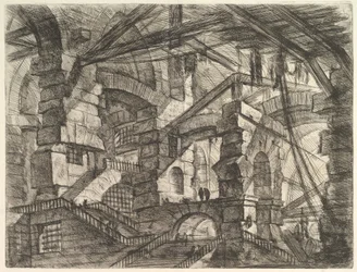 Den gotiske bue, fra Carceri dinvenzione Imaginary Prisons, ca. 1749-50.
