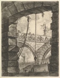 The Grand Piazza, fra Imaginary Prisons, ca. 1749-50.