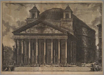 Pantheonet udvendigt Udsigt over Pantheon af Agrippa i dag Church of S. Maria ad Martyres, 1720-78.