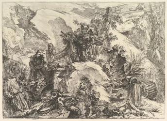 Skeletterne, fra Grotteschi Grotesques, ca. 1748.