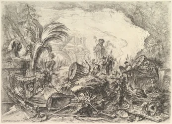 Triumfbuen, fra Grotteschi Grotesques, ca. 1748.