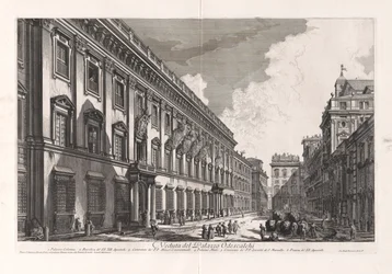 Veduta del Palazzo Odescalchi (Udsigt over Odescalchi-paladset), fra Vedute di Roma (Udsigt over Rom)