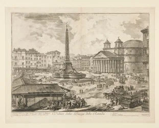 Udsigt over Piazza della Rotonda, fra Udsigt over Rom