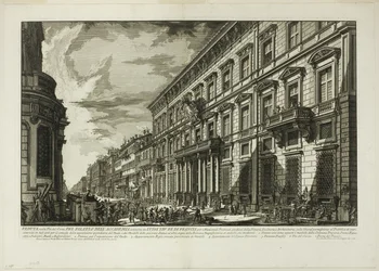 Udsigt langs Via del Corso over Palazzo dell