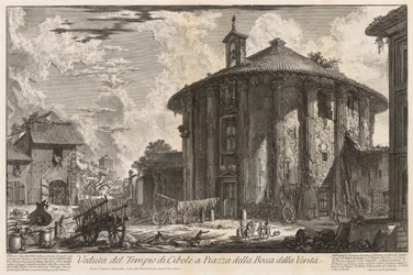 Udsigt over Rom: Cybele-templet, 1758.