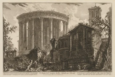 Udsigt over Rom: Sibyllens tempel i Tivoli