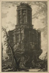 Udsigt over Rom: Graven, kaldet La Connocchia, 1776.