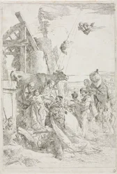 Tilbedelse af Magi, ca. 1740.