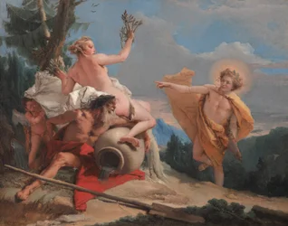 Apollon forfølger Daphne