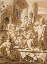 Halshugning af to mandlige hellige, 1696-1770.