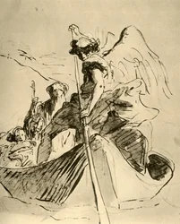 Flyvning til Egypten, midten af det 18. århundrede, 1928