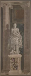 Geometri, 1760 (fresko overført til lærred)