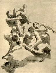 Kæmper, der kæmper, midten af det 18. århundrede, 1928