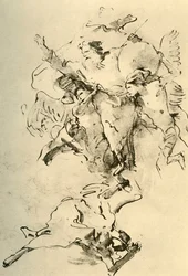 Gud Faderen omgivet af engle, 1758-1759, 1928