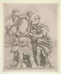 To apostle og tre engle