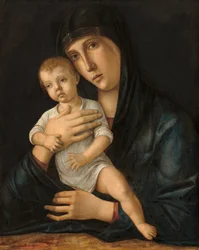 Madonna og barn, ca. 14801485.