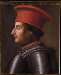 Portræt af Francesco Sforza