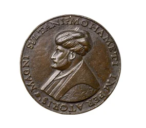 Renæssancemedalje fra Firenze, ca. 1480 (kobberbaseret legering)