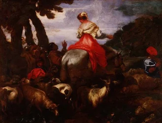 Rebecca ledet af Abrahams tjener, ca. 1650