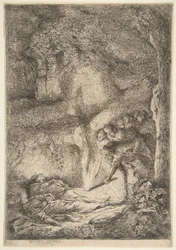 At finde ligene af de hellige Peter og Paulus, 1645-51.