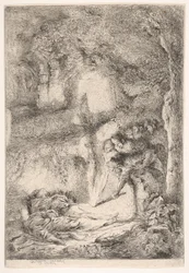 At finde ligene af de hellige Peter og Paulus, ca. 1647-51.