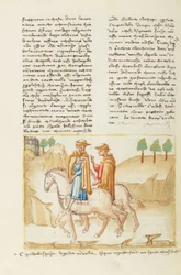 Decameron, Stegepanden håner gryden - Forese da Rabatta og Giotto rider, Sjette dag, novelle 5.