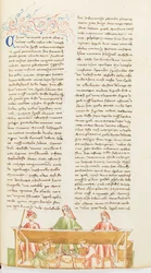 Decameron, Inddragne bukser - Maso del Saggio og hans følgesvende ydmyger dommeren, Ottende dag, novelle 5.