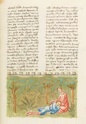 Dekameron, Fjerde dag, novelle 6; forudanelse: Gabriottos død.