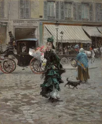 Når man krydser gaden. 1873-75