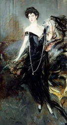 Portræt af Donna Franca Florio, 1924