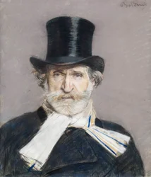 Portræt af Giuseppe Verdi