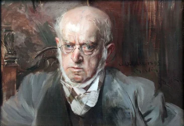 ""Portræt af maleren Adolph von Menzel (1815-1905)"" Peinture de Giovanni Boldini (1842-1931) 1895 Statsmuseer, Berlin
